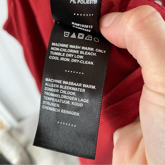 NWT Harley Davidson Moto Club Sleeveless Shirt Red Button 96670 Tank Embroidered - Picture 15 of 16